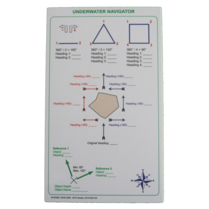 Underwater Navigator slate