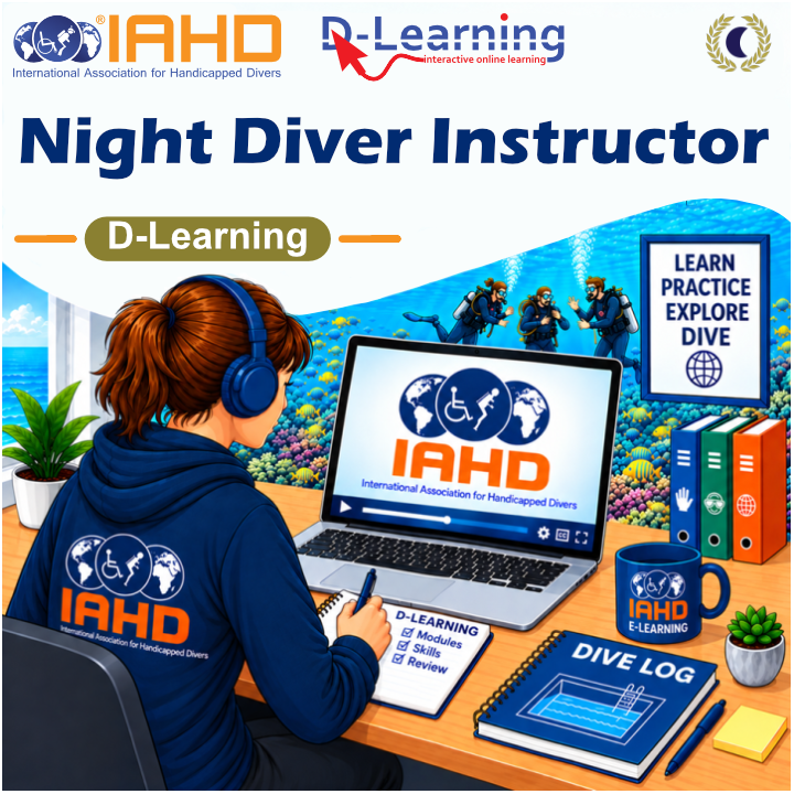 Cursuspakket Nachtduiker Instructeur 'D-Learning'