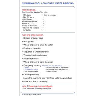 Lei set 'Briefing / debriefing'